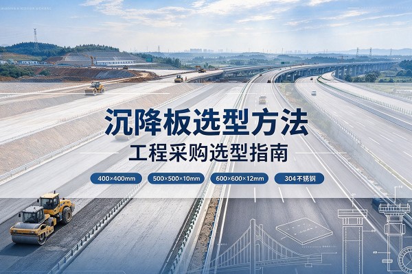 临泉沉降板选择方法