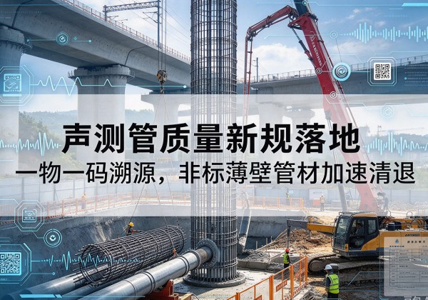 临泉声测管质量新规落地，一物一码溯源，非标薄壁管材加速清退