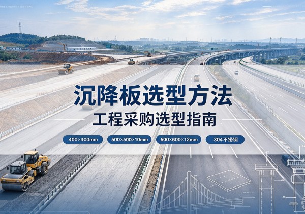临泉沉降板选择方法